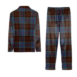 ScotsTee Shop Scottish Anderson MacGregor Hastie 3 Tartan Pajama Satin Velvet Flannel Pajama Set