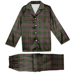 ScotsTee Shop Scottish Anderson of Kinneddar Hunting Tartan Pajama Satin Velvet Flannel Pajama Set