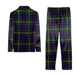 ScotsTee Shop Scottish Austin Wilsons No 173 Tartan Pajama Satin Velvet Flannel Pajama Set