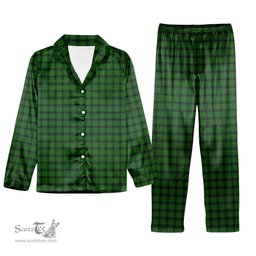 ScotsTee Shop Scottish Arthur Highland Society Tartan Pajama Satin Velvet Flannel Pajama Set