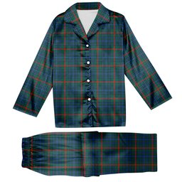 ScotsTee Shop Scottish Aiton  Modern Tartan Pajama Satin Velvet Flannel Pajama Set