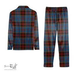 ScotsTee Shop Scottish Anderson MacGregor Hastie 1 Tartan Pajama Satin Velvet Flannel Pajama Set