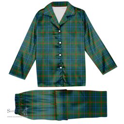 ScotsTee Shop Scottish Aiton Ancient Tartan Pajama Satin Velvet Flannel Pajama Set