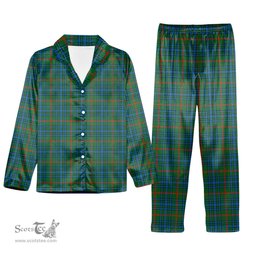 ScotsTee Shop Scottish Aiton Ancient Tartan Pajama Satin Velvet Flannel Pajama Set