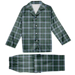 ScotsTee Shop Scottish Alexander of Menstry Hunting Tartan Pajama Satin Velvet Flannel Pajama Set