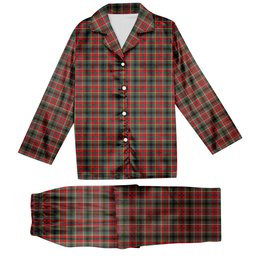 ScotsTee Shop Scottish Anderson of Arbrake SC Tartan Pajama Satin Velvet Flannel Pajama Set