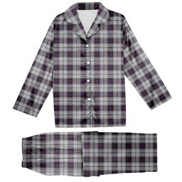 ScotsTee Shop Scottish Alexander of Menstry Dress Tartan Pajama Satin Velvet Flannel Pajama Set