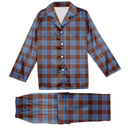 ScotsTee Shop Scottish Anderson Modern Tartan Pajama Satin Velvet Flannel Pajama Set
