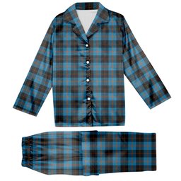 ScotsTee Shop Scottish Angus Ancient Tartan Pajama Satin Velvet Flannel Pajama Set