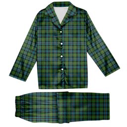 ScotsTee Shop Scottish Baillie Ancient Tartan Pajama Satin Velvet Flannel Pajama Set