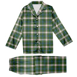 ScotsTee Shop Scottish Blair Dress Ancient Tartan Pajama Satin Velvet Flannel Pajama Set