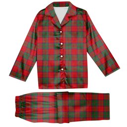 ScotsTee Shop Scottish Bruce New Modern Tartan Pajama Satin Velvet Flannel Pajama Set