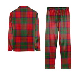 ScotsTee Shop Scottish Bruce New Modern Tartan Pajama Satin Velvet Flannel Pajama Set