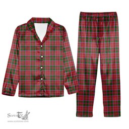 ScotsTee Shop Scottish Blackford Tartan Pajama Satin Velvet Flannel Pajama Set