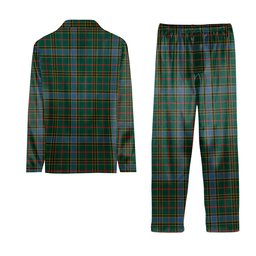 ScotsTee Shop Scottish Balfour Hunting Modern Tartan Pajama Satin Velvet Flannel Pajama Set