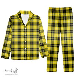 ScotsTee Shop Scottish Barclay Dress Modern Tartan Pajama Satin Velvet Flannel Pajama Set