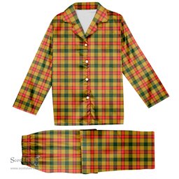 ScotsTee Shop Scottish Baxter SC Tartan Pajama Satin Velvet Flannel Pajama Set