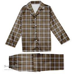 ScotsTee Shop Scottish Baillie Dress Tartan Pajama Satin Velvet Flannel Pajama Set