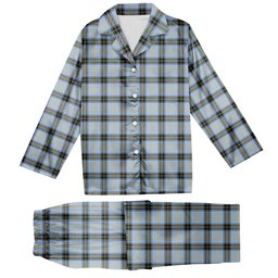 ScotsTee Shop Scottish Bell of the Borders Ancient Tartan Pajama Satin Velvet Flannel Pajama Set