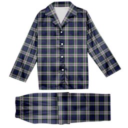 ScotsTee Shop Scottish Baird Dress Tartan Pajama Satin Velvet Flannel Pajama Set