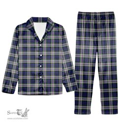 ScotsTee Shop Scottish Baird Dress Tartan Pajama Satin Velvet Flannel Pajama Set
