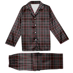 ScotsTee Shop Scottish Borthwick Tartan Pajama Satin Velvet Flannel Pajama Set