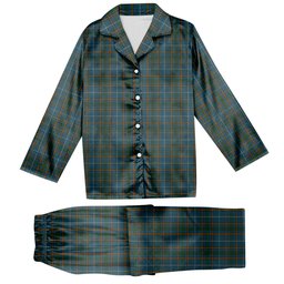 ScotsTee Shop Scottish Bain SC Tartan Pajama Satin Velvet Flannel Pajama Set