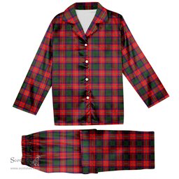 ScotsTee Shop Scottish Belshes Tartan Pajama Satin Velvet Flannel Pajama Set