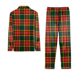 ScotsTee Shop Scottish Baxter of Balgavies Modern Tartan Pajama Satin Velvet Flannel Pajama Set