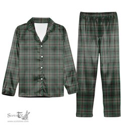 ScotsTee Shop Scottish Craig Tartan Pajama Satin Velvet Flannel Pajama Set