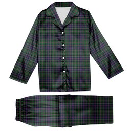 ScotsTee Shop Scottish Cooper James Cant Tartan Pajama Satin Velvet Flannel Pajama Set