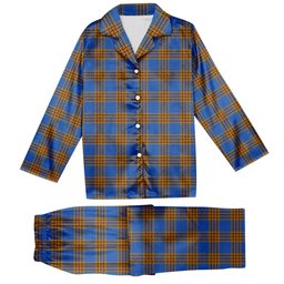 ScotsTee Shop Scottish Carlisle Ancient Tartan Pajama Satin Velvet Flannel Pajama Set
