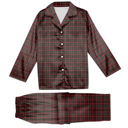 ScotsTee Shop Scottish Cumming Hunting Modern Tartan Pajama Satin Velvet Flannel Pajama Set