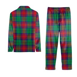 ScotsTee Shop Scottish Cranstoun Dress Modern Tartan Pajama Satin Velvet Flannel Pajama Set