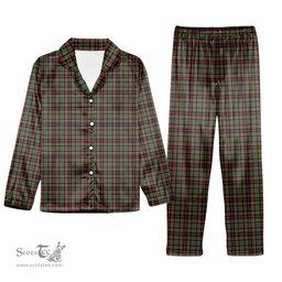 ScotsTee Shop Scottish Cumming Hunting Ancient Tartan Pajama Satin Velvet Flannel Pajama Set