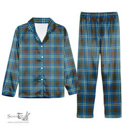 ScotsTee Shop Scottish Cathcart Ancient Tartan Pajama Satin Velvet Flannel Pajama Set