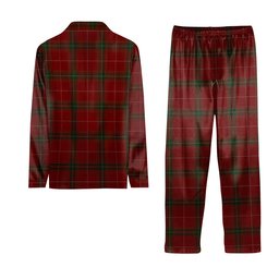 ScotsTee Shop Scottish Carruthers Tartan Pajama Satin Velvet Flannel Pajama Set