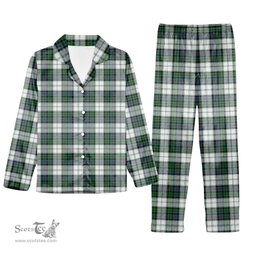 ScotsTee Shop Scottish Campbell of Cawdor Dress Ancient Tartan Pajama Satin Velvet Flannel Pajama Set