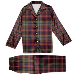 ScotsTee Shop Scottish Christie Tartan Pajama Satin Velvet Flannel Pajama Set