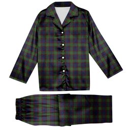 ScotsTee Shop Scottish Cunningham Hunting Tartan Pajama Satin Velvet Flannel Pajama Set