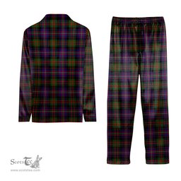 ScotsTee Shop Scottish Chalmers Tartan Pajama Satin Velvet Flannel Pajama Set