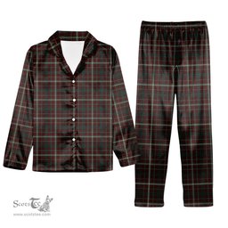 ScotsTee Shop Scottish Clifford Tartan Pajama Satin Velvet Flannel Pajama Set