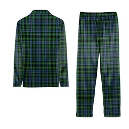 ScotsTee Shop Scottish Campbell of Argyll 1815 Ancient Tartan Pajama Satin Velvet Flannel Pajama Set