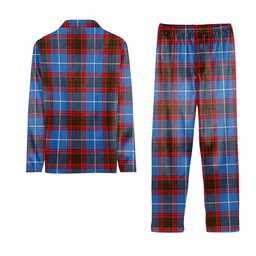 ScotsTee Shop Scottish Congilton Tartan Pajama Satin Velvet Flannel Pajama Set