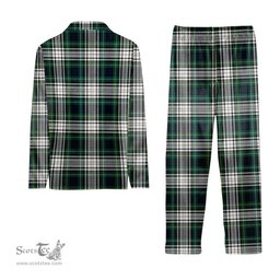 ScotsTee Shop Scottish Campbell Dress Modern Tartan Pajama Satin Velvet Flannel Pajama Set