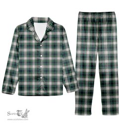 ScotsTee Shop Scottish Campbell Dress Modern Tartan Pajama Satin Velvet Flannel Pajama Set
