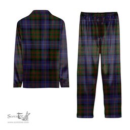 ScotsTee Shop Scottish Cochrane 1984 Tartan Pajama Satin Velvet Flannel Pajama Set