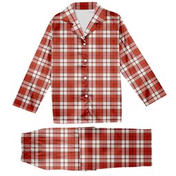 ScotsTee Shop Scottish Cameron Hose Ancient Tartan Pajama Satin Velvet Flannel Pajama Set
