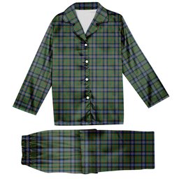 ScotsTee Shop Scottish Cochrane Ancient Tartan Pajama Satin Velvet Flannel Pajama Set