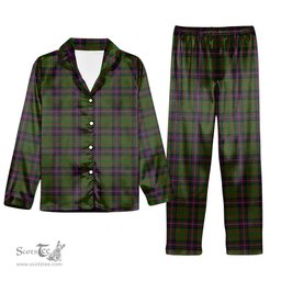 ScotsTee Shop Scottish Cochrane Tartan Pajama Satin Velvet Flannel Pajama Set